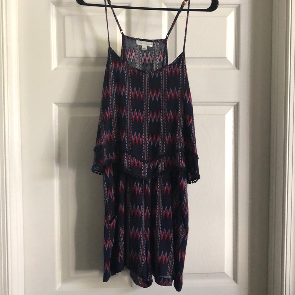 coco + jameson navy romper